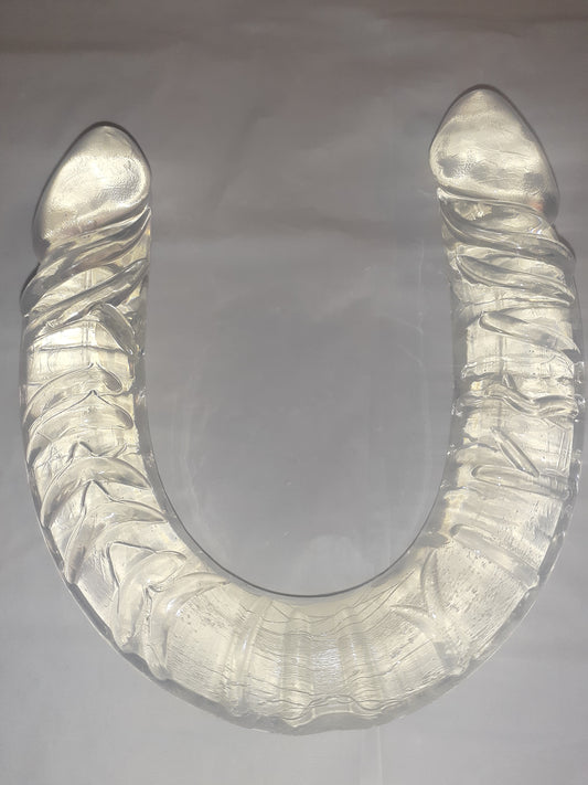 Double End Clear 12 Dildo