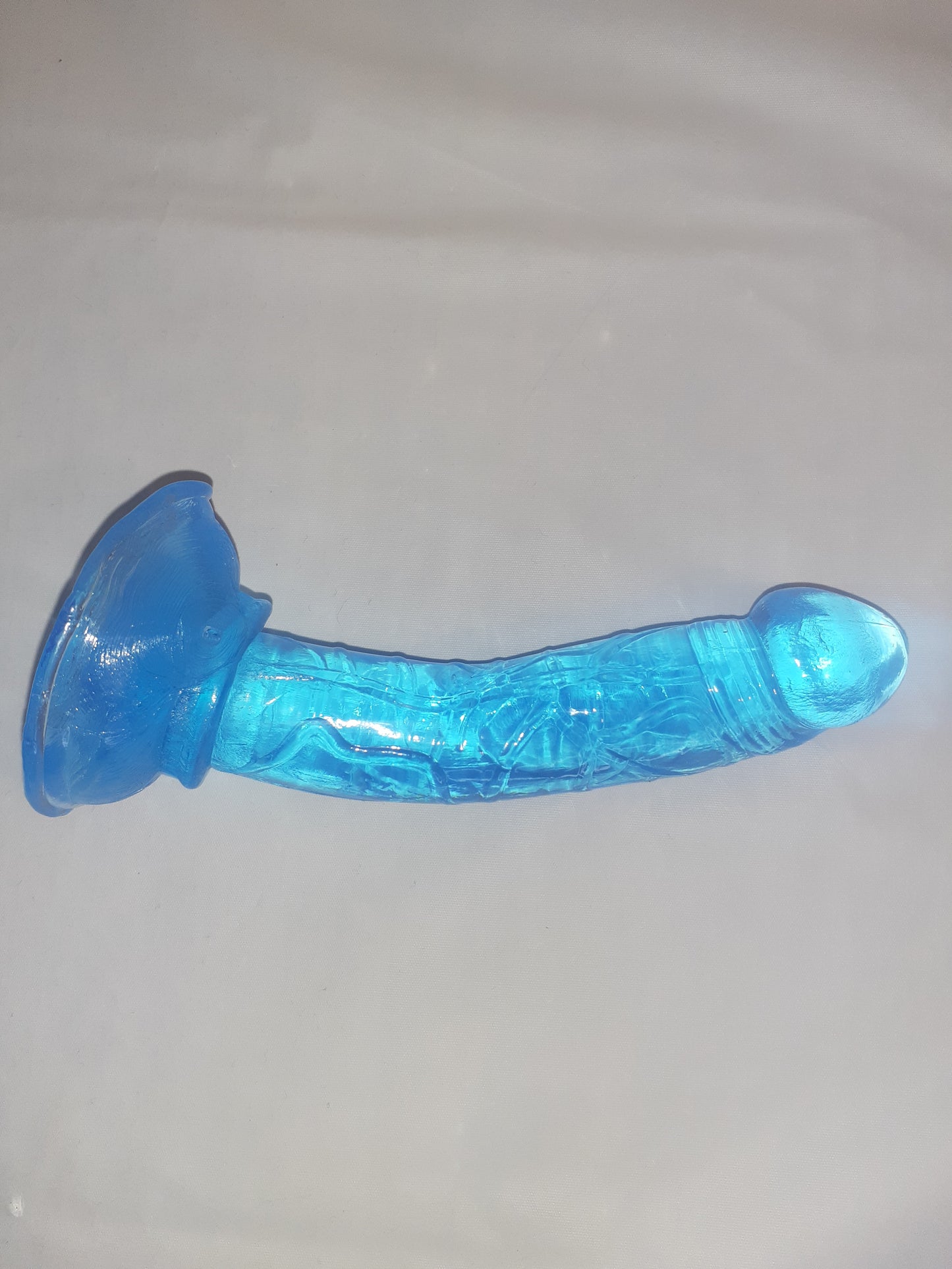5 inch blue clear Dildo